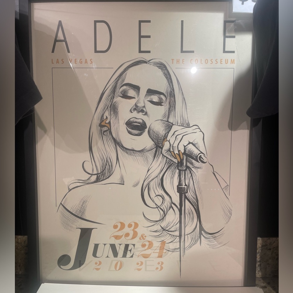 Adele Las Vegas Residency Poster June 23 & 24th 2023